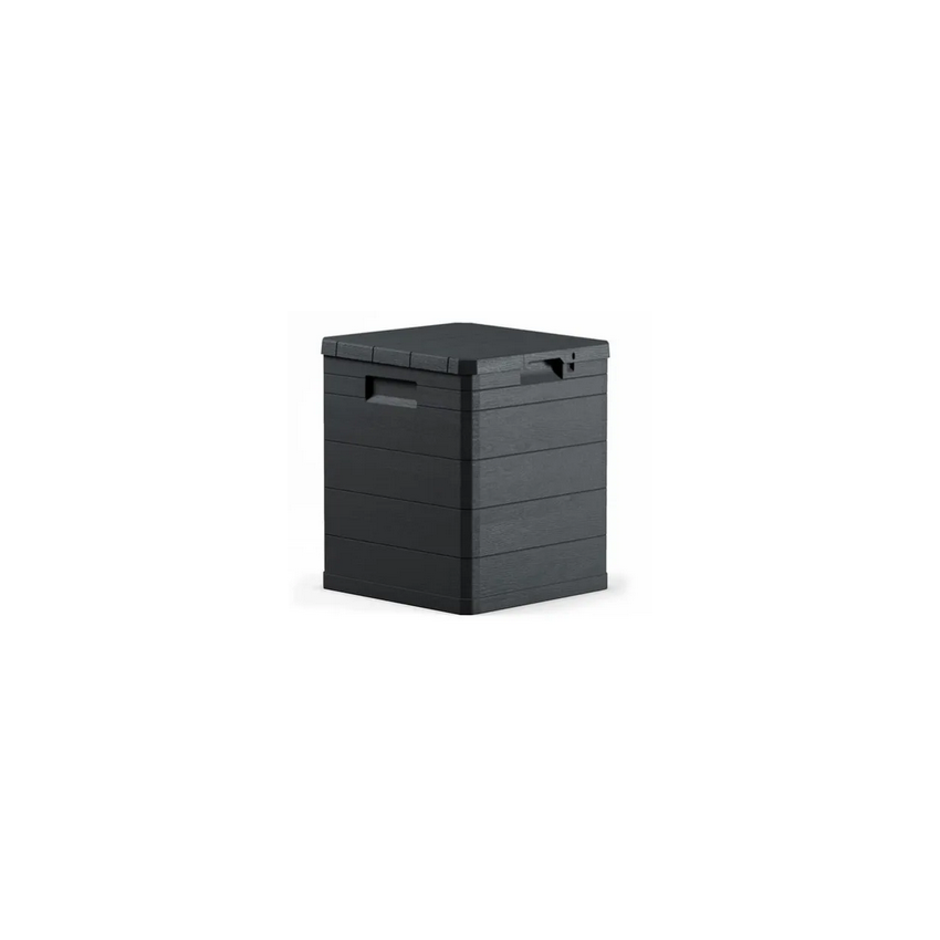 Coffre Jardin Résine WOODY 90 L Anthracite