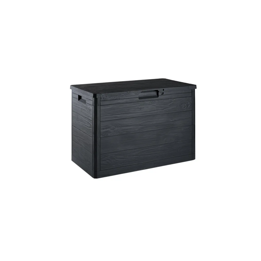 Coffre de Jardin en Résine WOODY 160L Anthracite