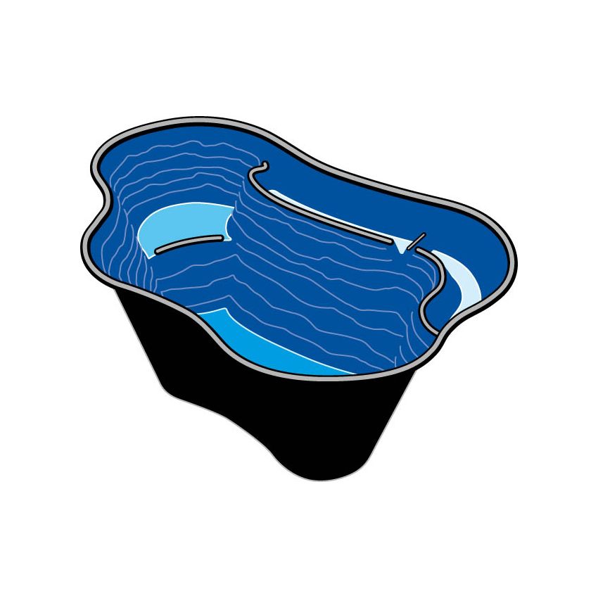 Bassin de Jardin Préfabriqué CALMUS SII