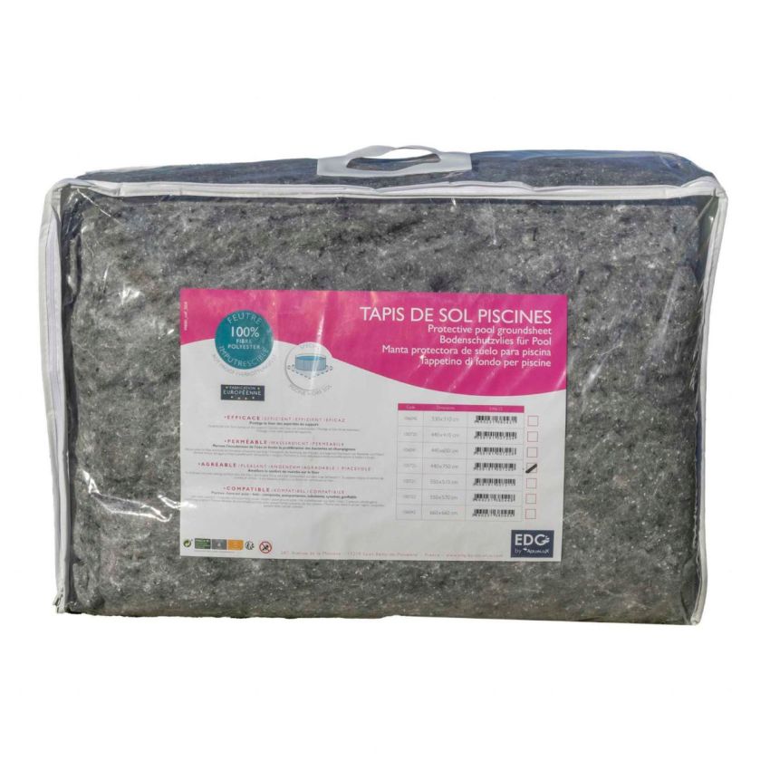 Tapis de sol 110g/m² 440x650cm pour piscine