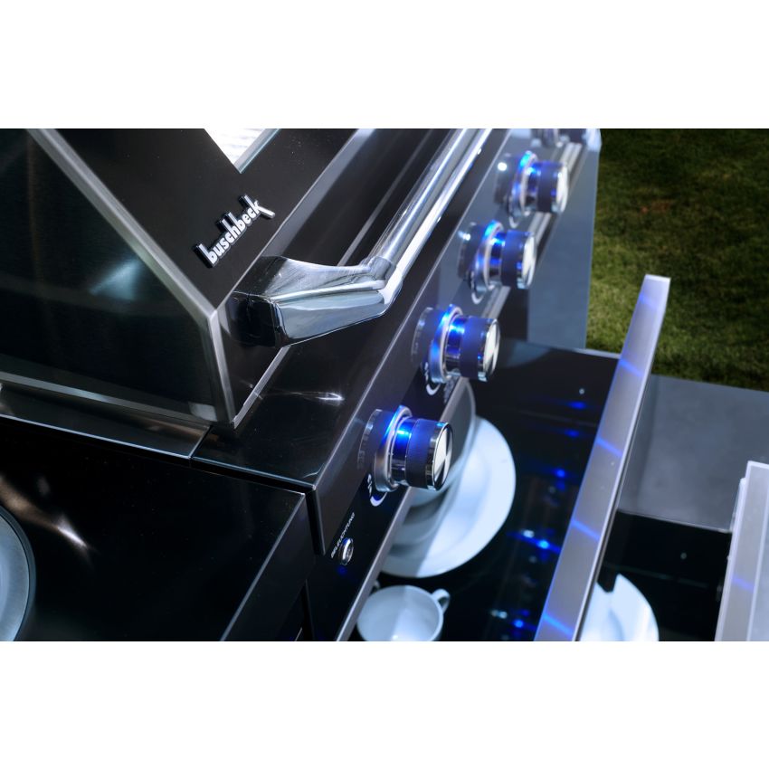 Cuisine d'extérieur Cambridge en Acier Laqué 262x60x119cm