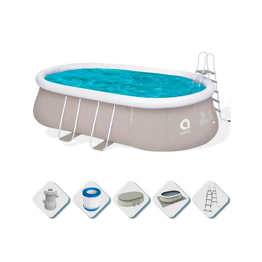 Piscine Autoportante Ovale 540x304x106cm