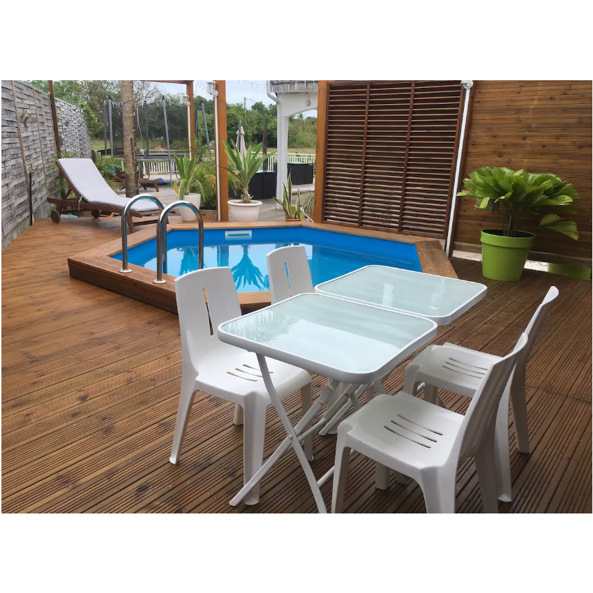 Piscine Bois Diamant Ronde ⌀360x131cm