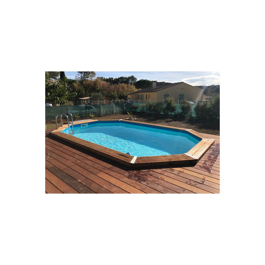 Piscine bois UBBINK SUNWATER 490x300x120cm