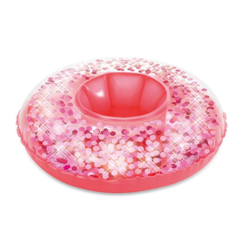 Porte-goblet bouée Sparkles Galaxy rose pour Piscine