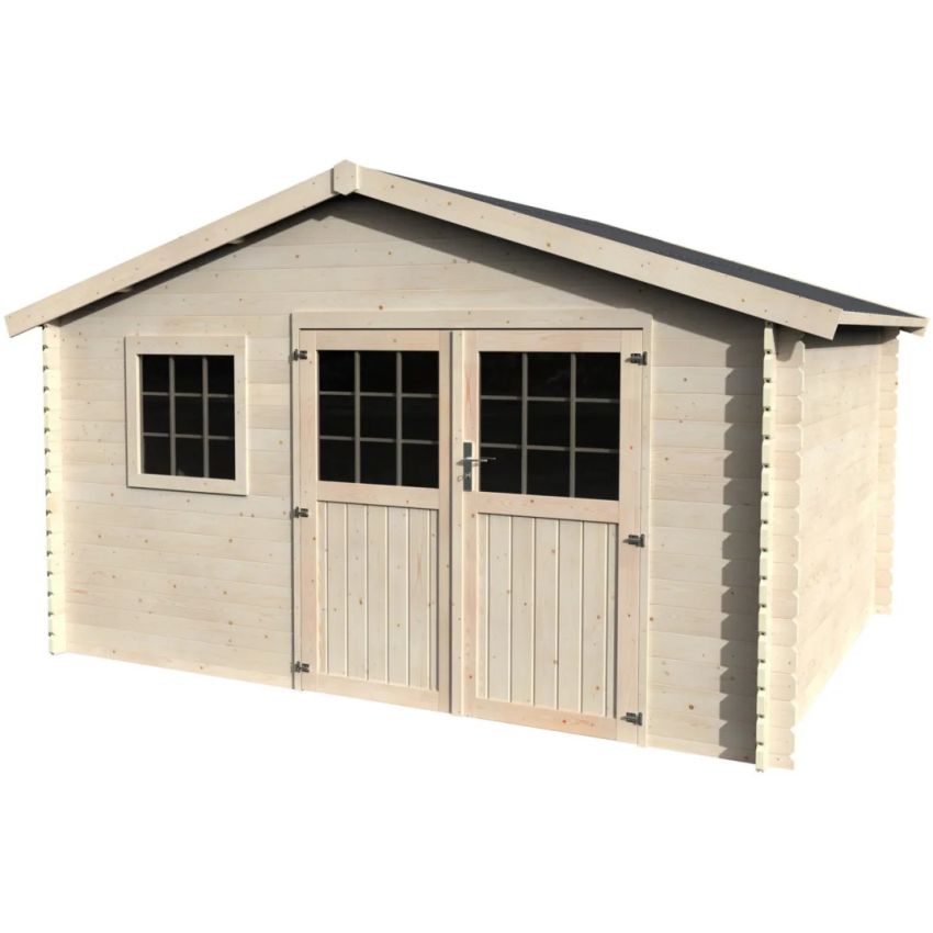 Abri de jardin en bois FREVENT - 12.97 m² 