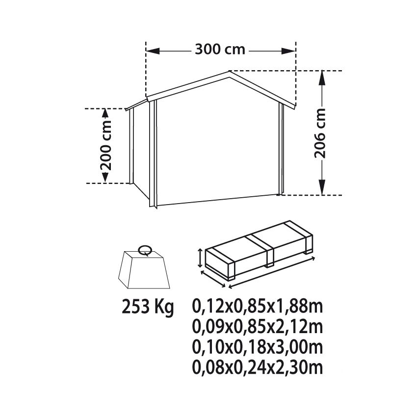 Garage Métal MACKAY 17.88 m²
