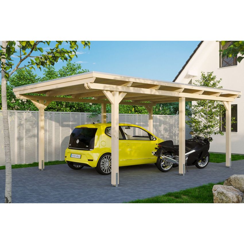 Carport Bois Emsland3 604 x 404 cm