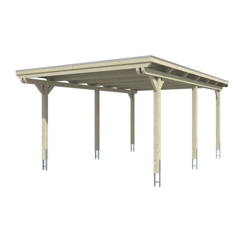 Carport Bois Emsland3 604 x 404 cm