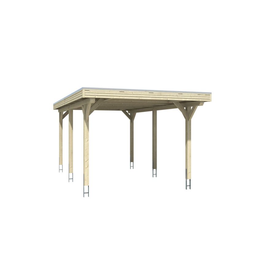Carport Bois Spessart1 604x355cm
