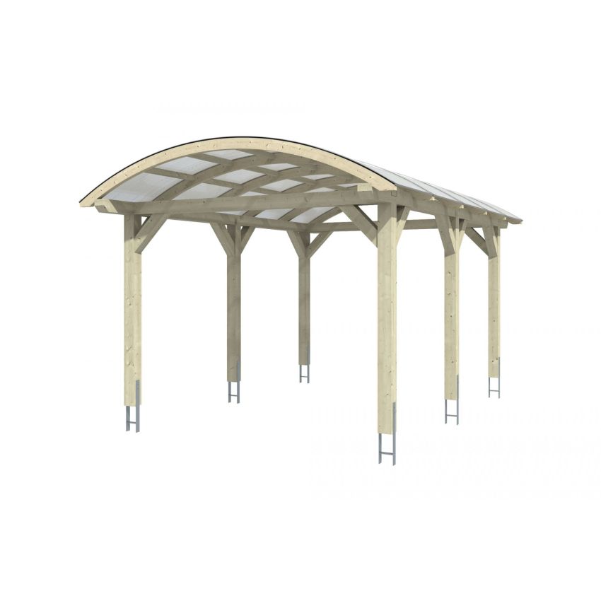 Carport Bois Franken1 541 x 376 cm
