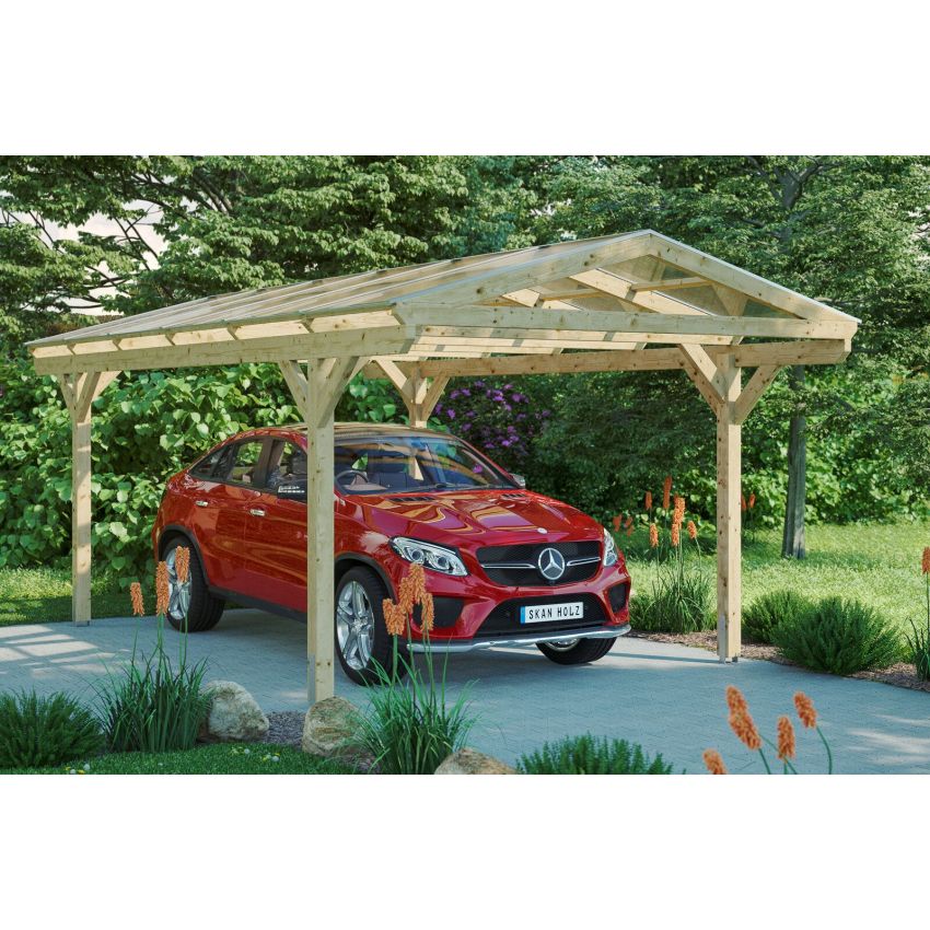 Carport Bois Westerwald 541 x 362 cm