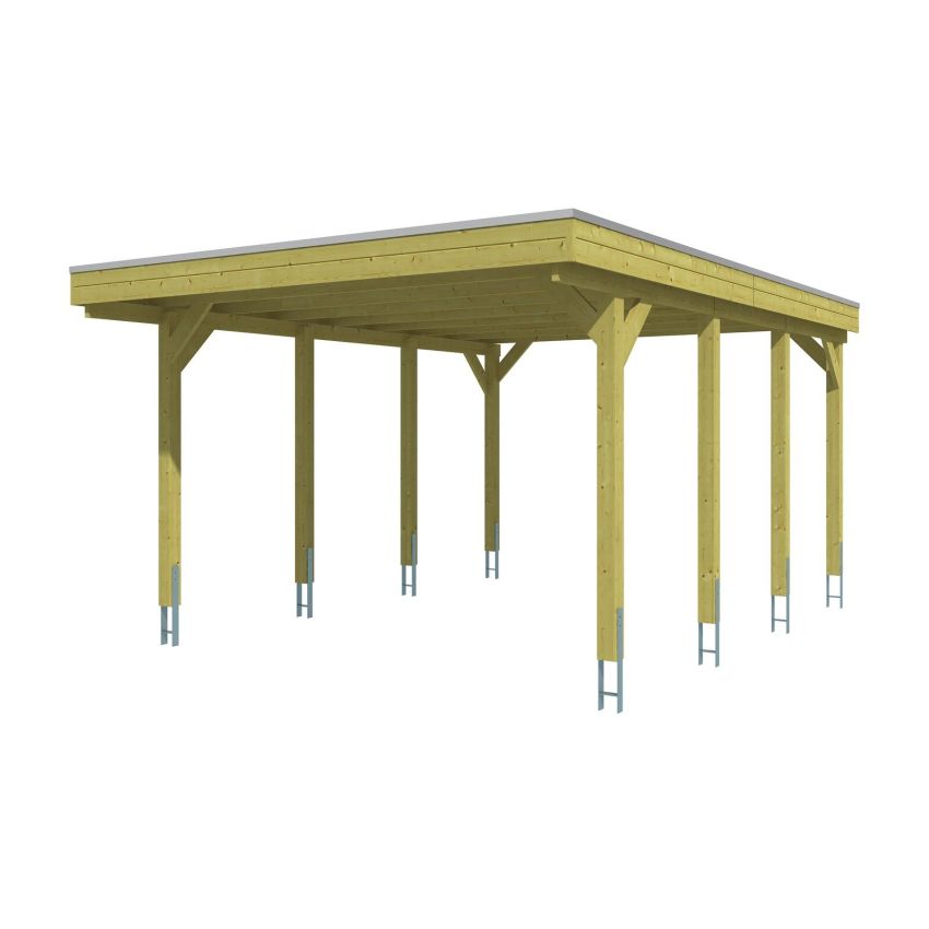 Carport Bois Friesland2 708 x 314 cm