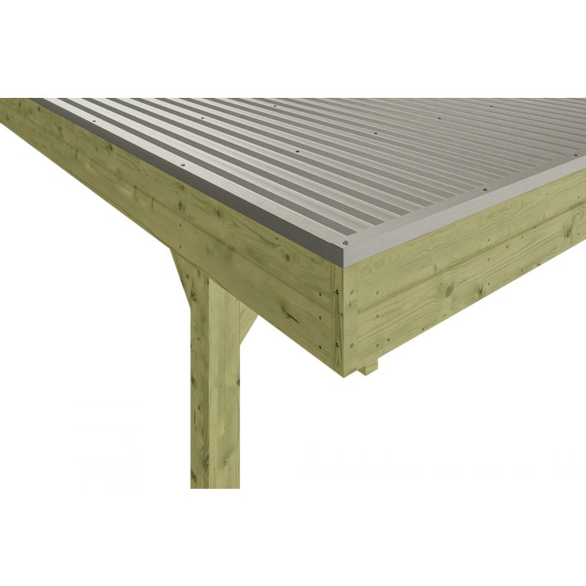 Carport Bois Friesland2 708 x 314 cm