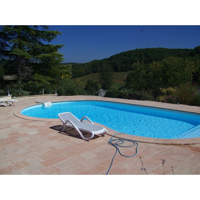 Groupe de filtration FB12 avec projecteur, by-pass et coffret électrique pour piscine jusqu'à 45m3