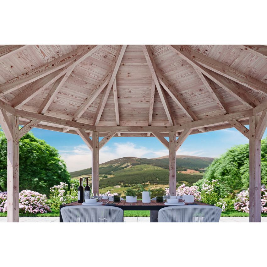 Pavillon de Jardin en Bois Ø420cm COLMAR