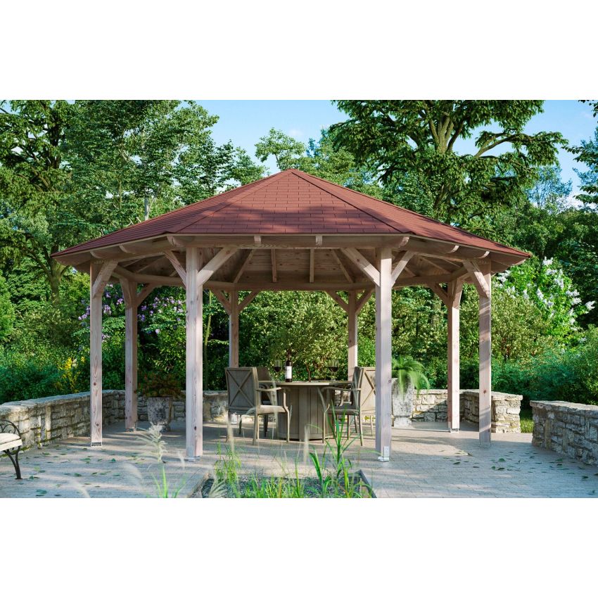 Pavillon de Jardin en Bois Ø 557 cm LYON 