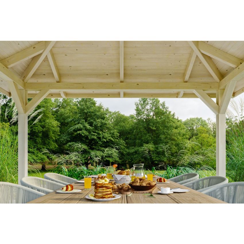 Pavillon de Jardin en Bois CANNES 374x374cm