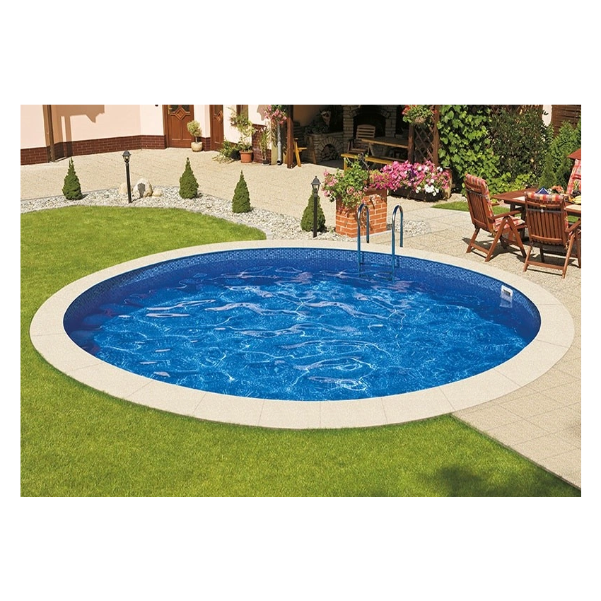 Piscine Acier Ronde Ibiza à enterrer ⌀460 x 120cm