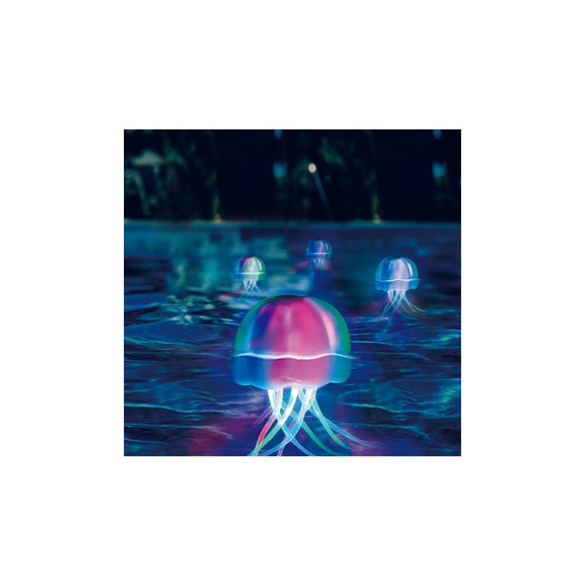 Méduse flottante lumineuse