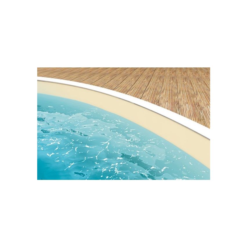 Liner piscine IBIZA Sable - 3.2 x 5.25 x 1.5 m - 80/100ème