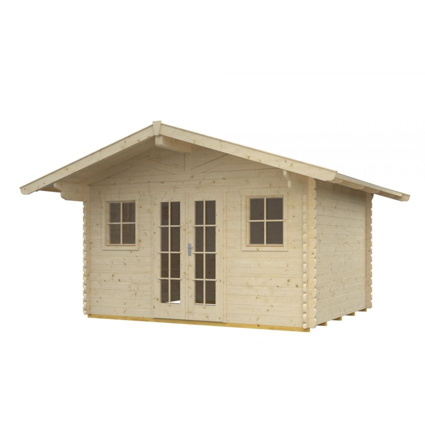 Chalet de Jardin en Bois 380 x 300 cm 11.40 m² DAVOS