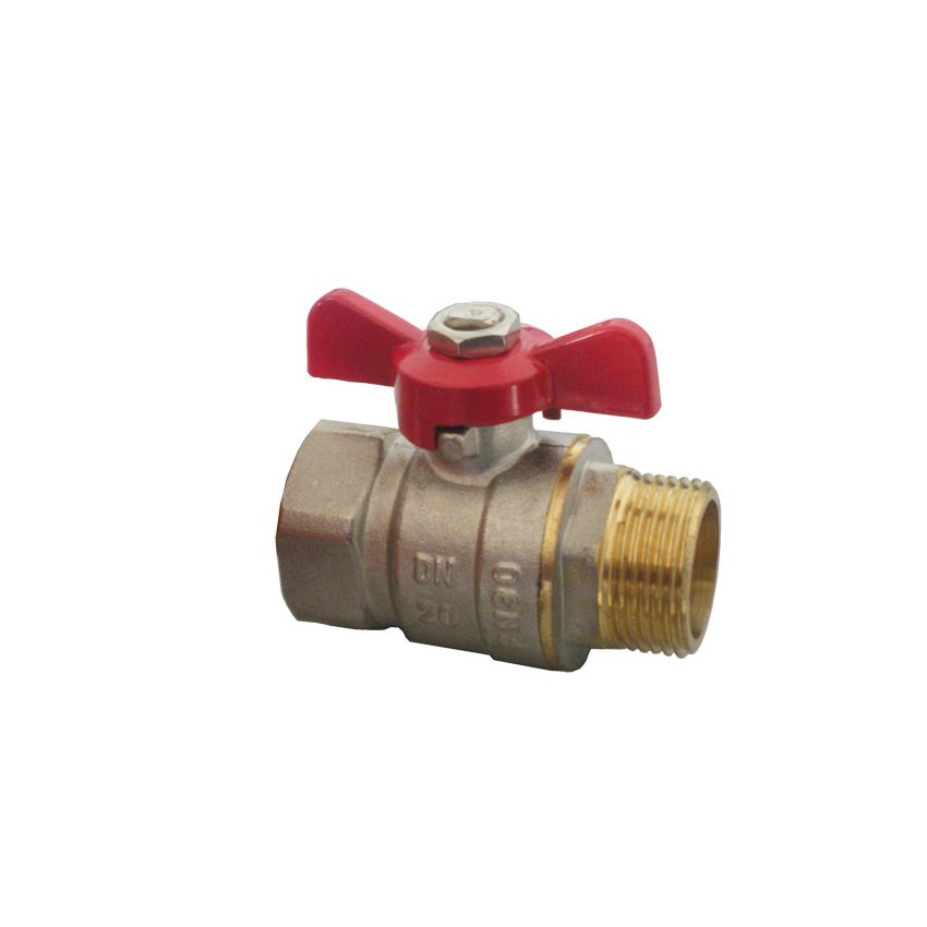 Vanne ¼ de tour 3/8’’ de diamètre – PN 30 femelle x mâle