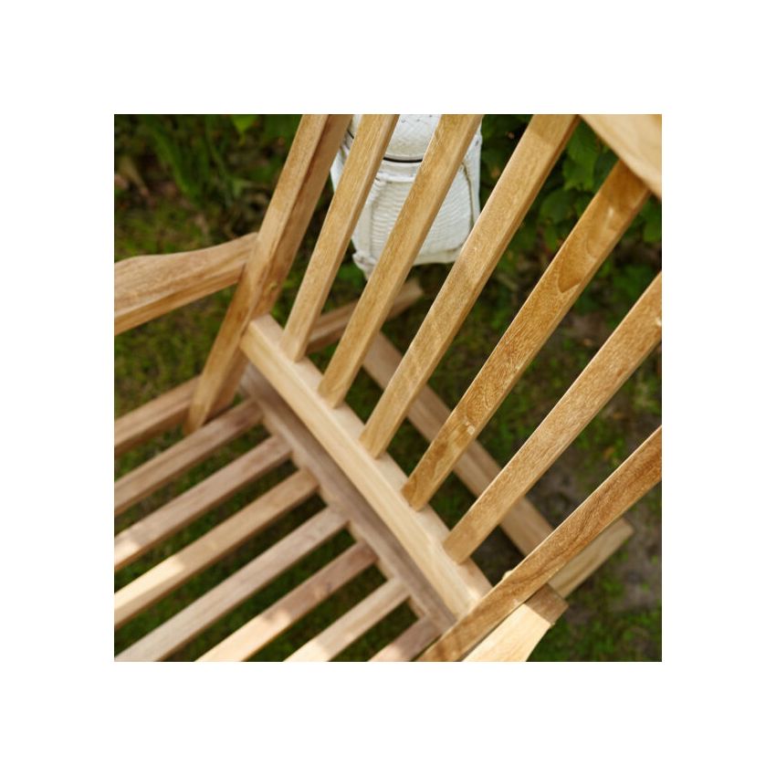 Bain de soleil DUNES en Teck massif