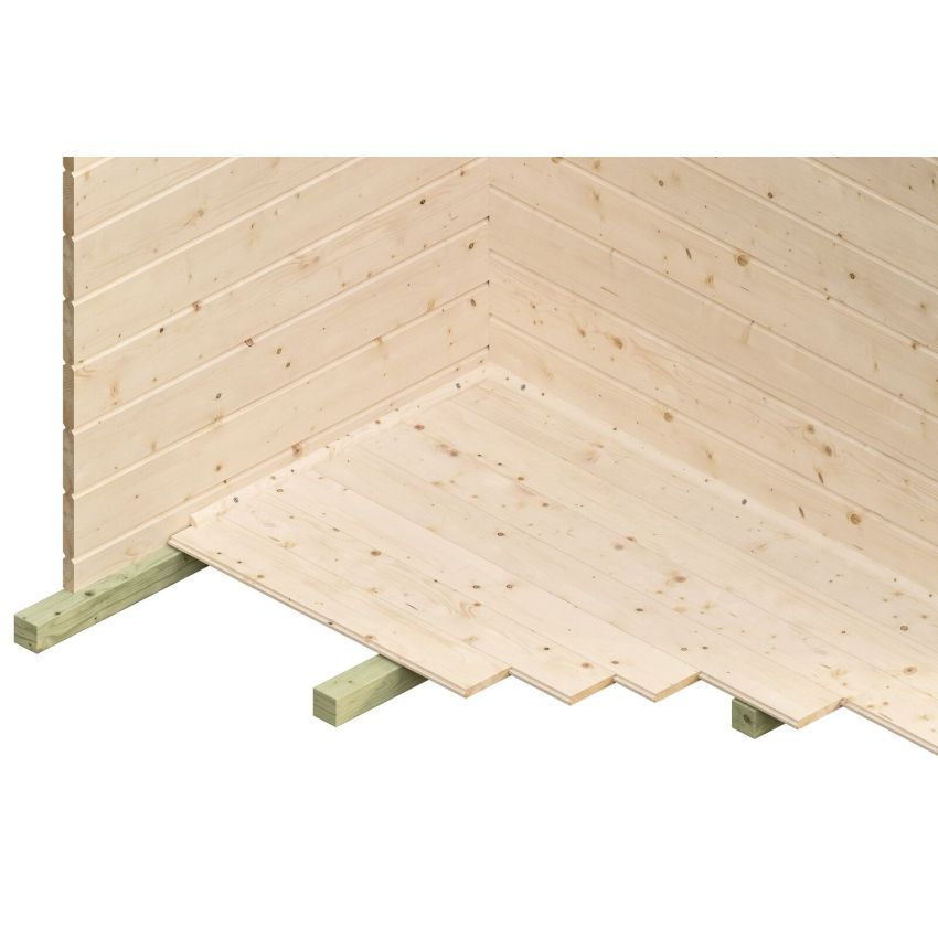 Chalet de Jardin Bois 250 x 250 cm 6.25 m² PALMA