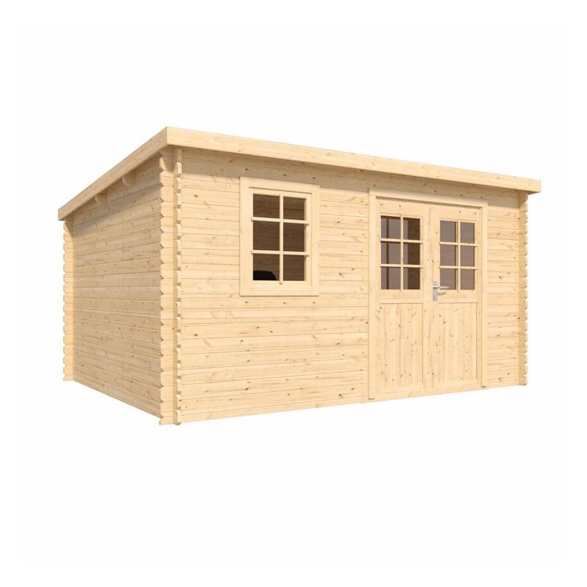Abri de jardin en bois 8.4m² 398x248x204cm
