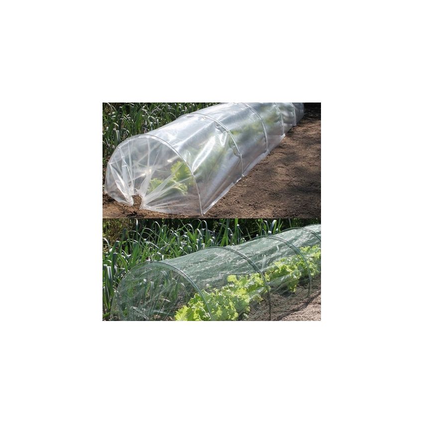 Tunnel forçage et filet 2en1 Nature 0,60m x 3m