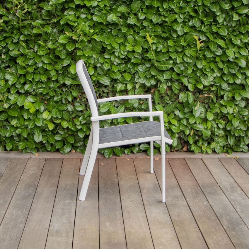 Fauteuil Modulo Gris Chiné