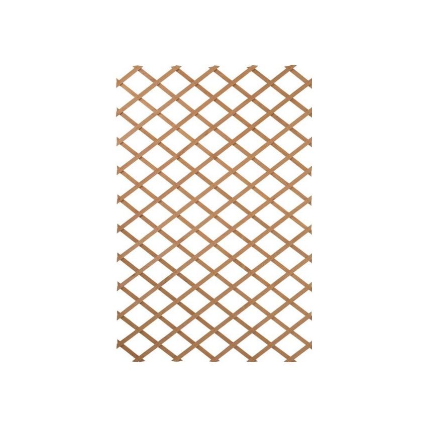 Treillage extensible en bois naturel 50 x 150 cm