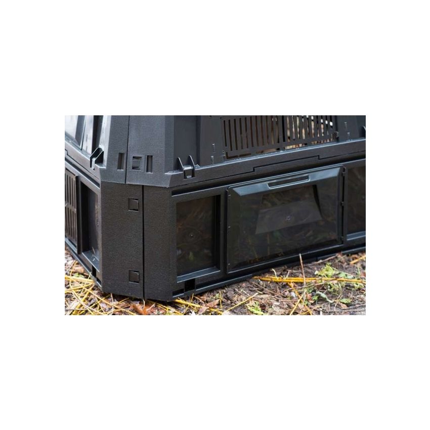 Silo thermocomposteur noir pliable 400 L 