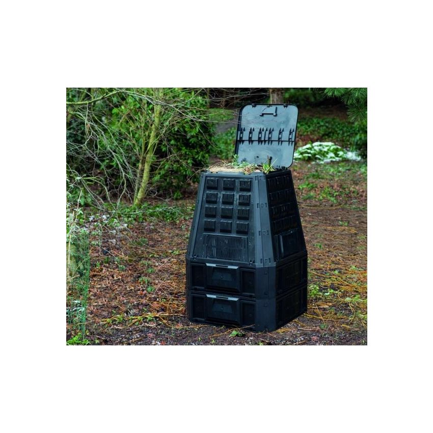 Silo thermocompositeur noir pliable 800 L