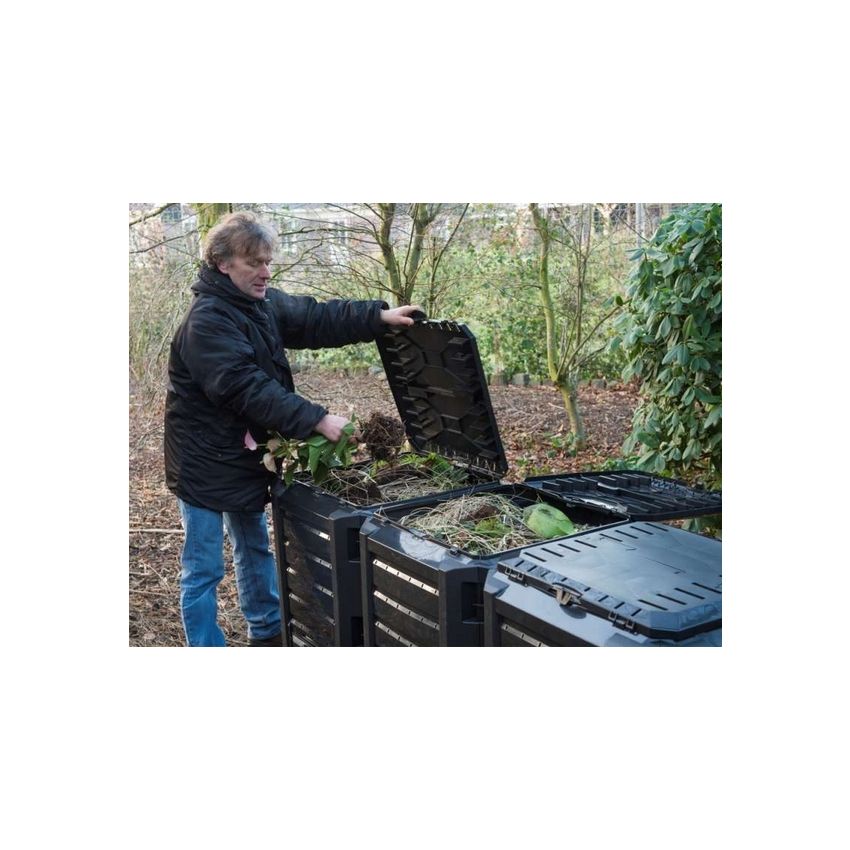 Silo thermocomposteur noir pliable 1200 L 