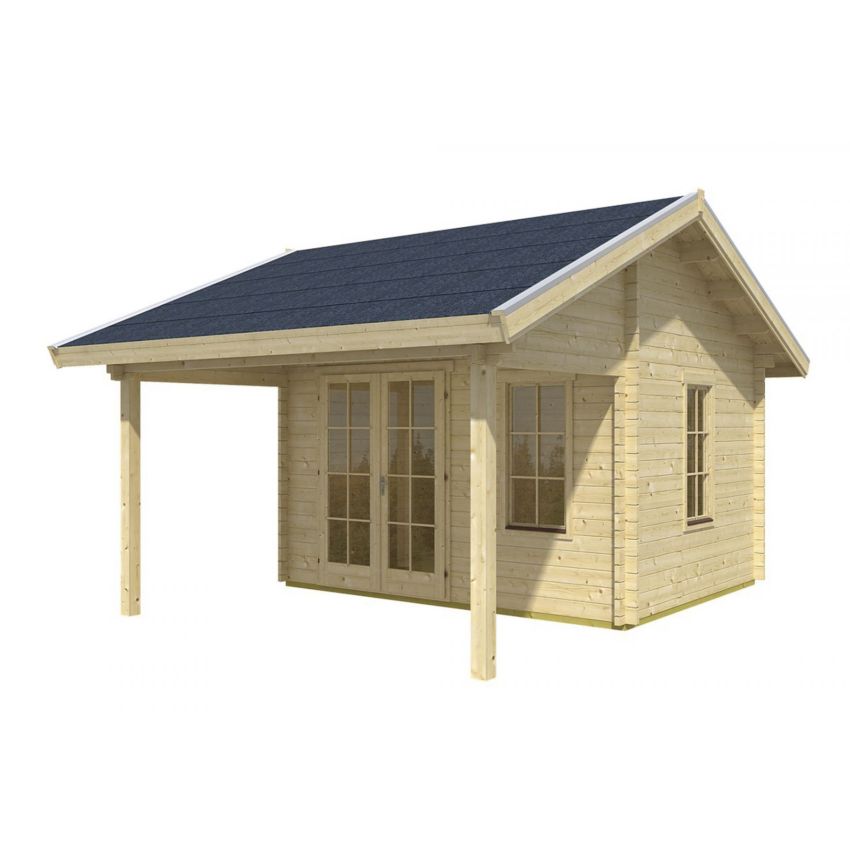 Chalet de Jardin Calgary en Bois 11.40 m² Epaisseur 70 mm