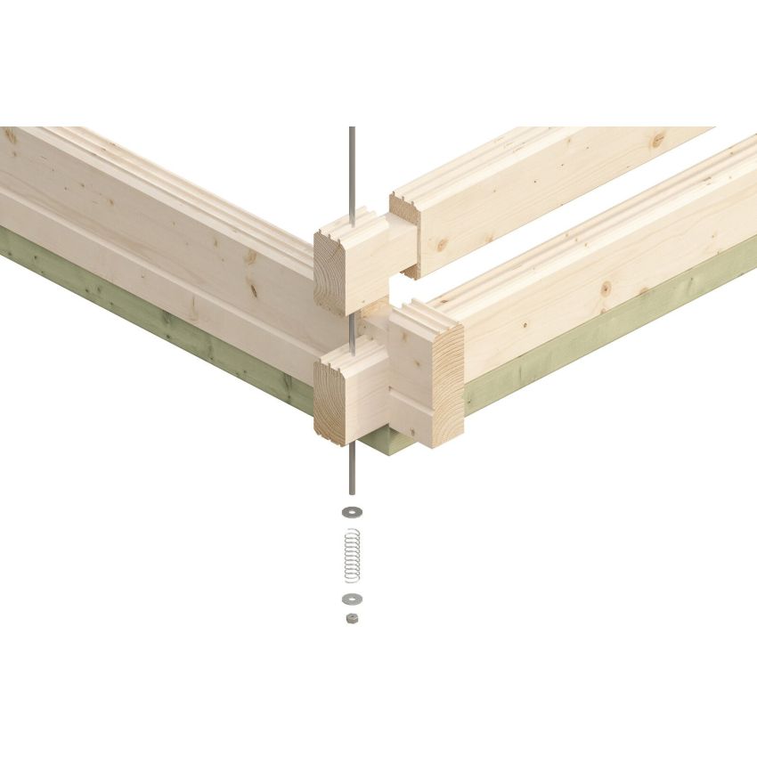 Chalet de Jardin en Bois 420 x 380 cm 15.96 m² MONTREAL