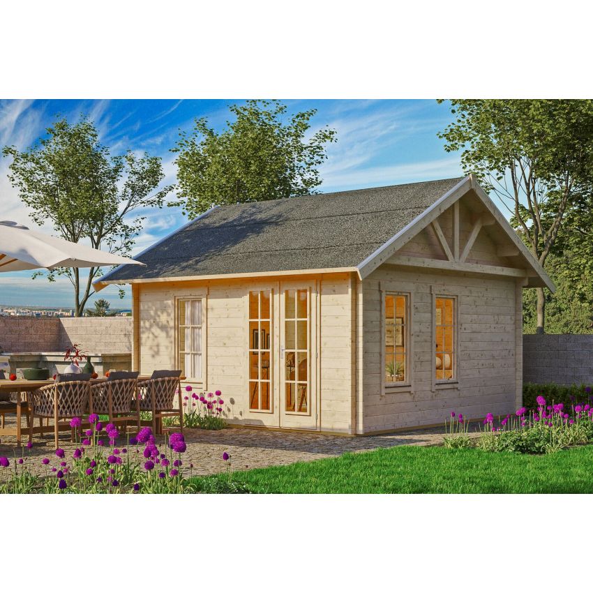 Chalet de Jardin en Bois 420 x 420 cm 17.64 m² TORONTO