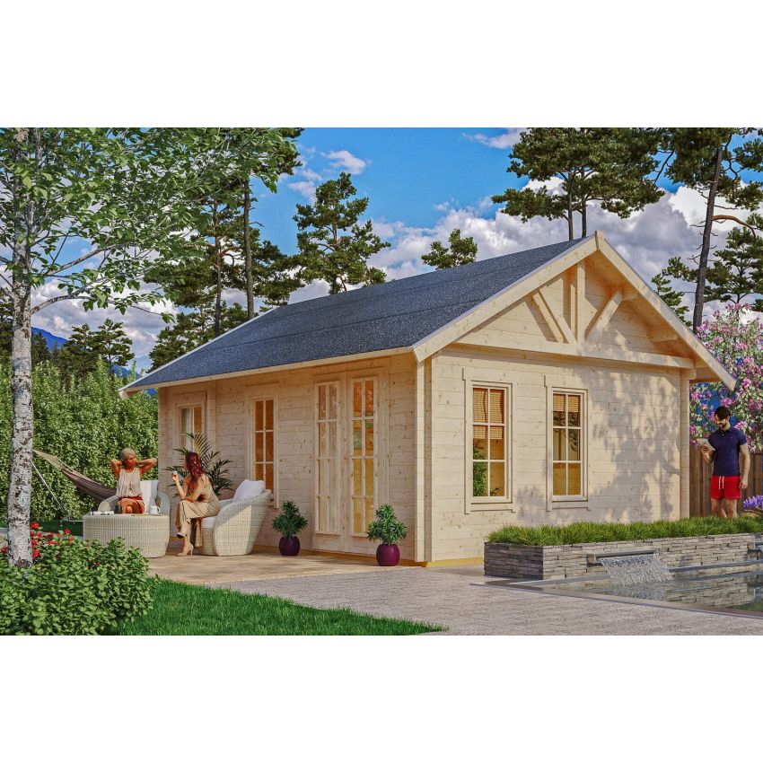 Chalet de Jardin en Bois 420 x 560 cm 23.52 m² TORONTO