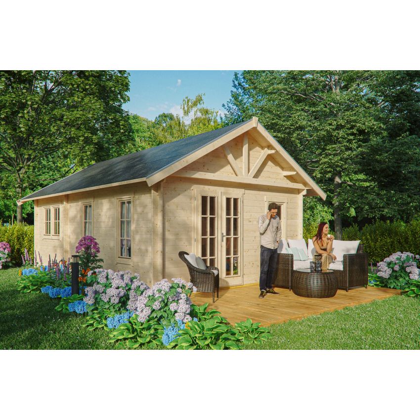 Chalet de Jardin en Bois 420 x 660 cm 27.72 m² TORONTO
