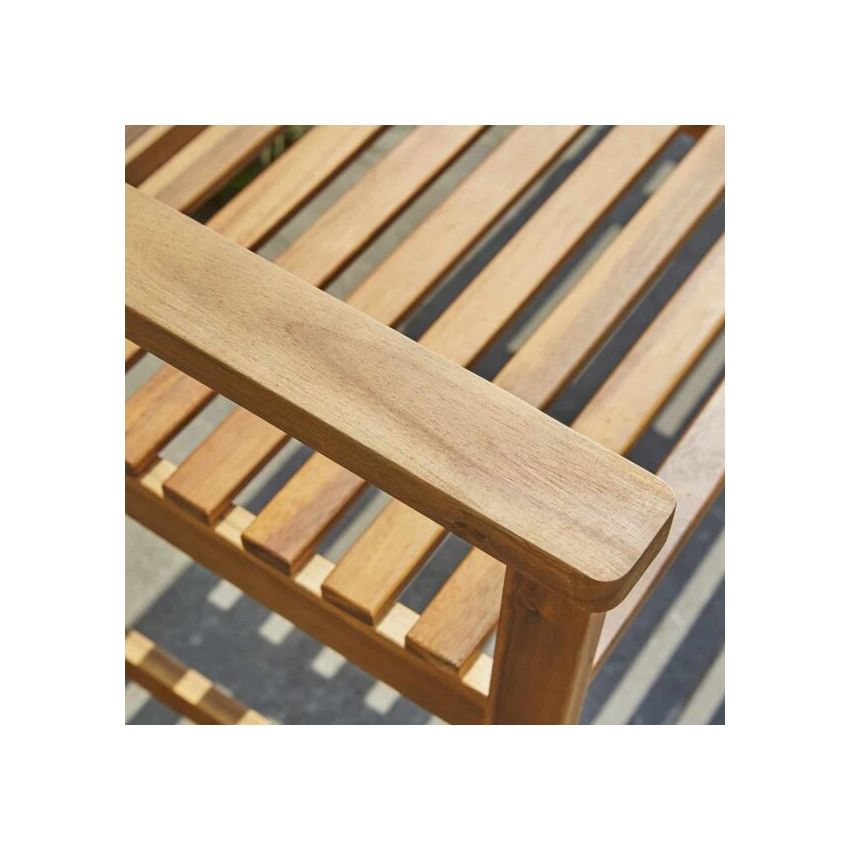 Banc de jardin NATURA en Acacia massif 150cm