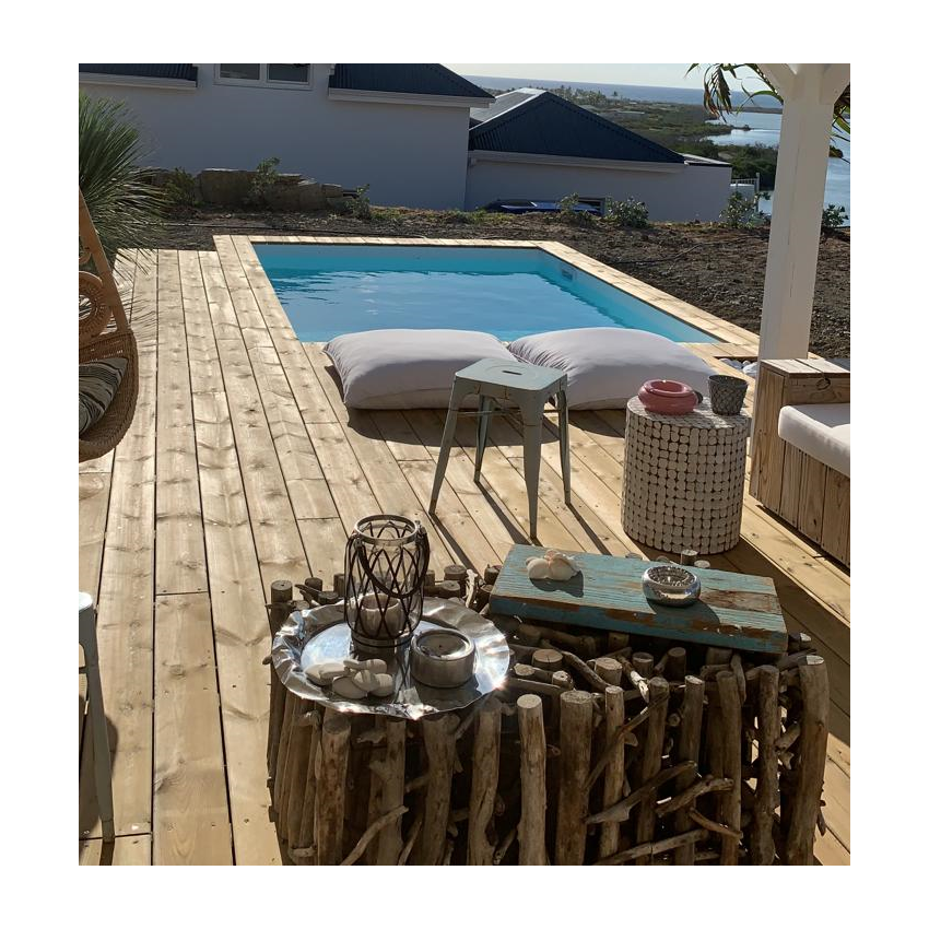 Piscine bois Luxe Rectangulaire 420x320x131cm