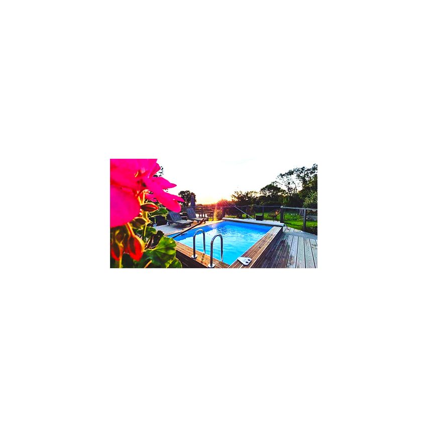 Piscine bois Luxe Rectangulaire 420x320x131cm