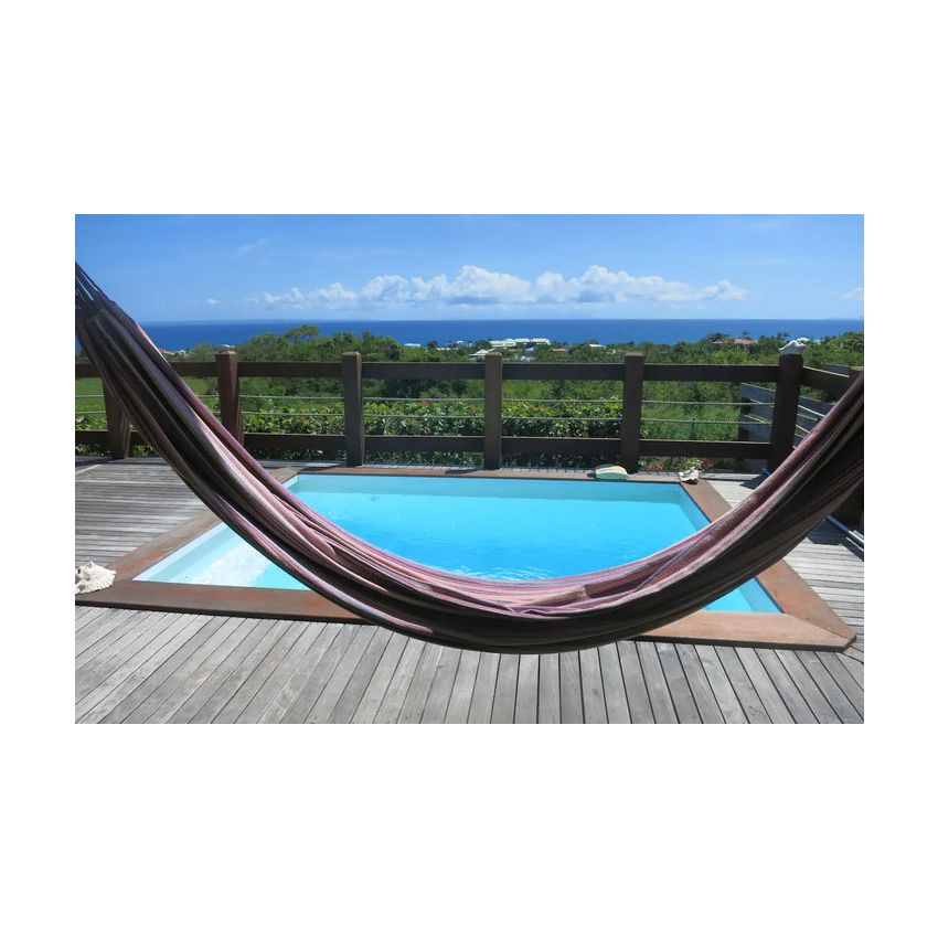 Piscine Bois Tropicana Carrée 320x320x145cm