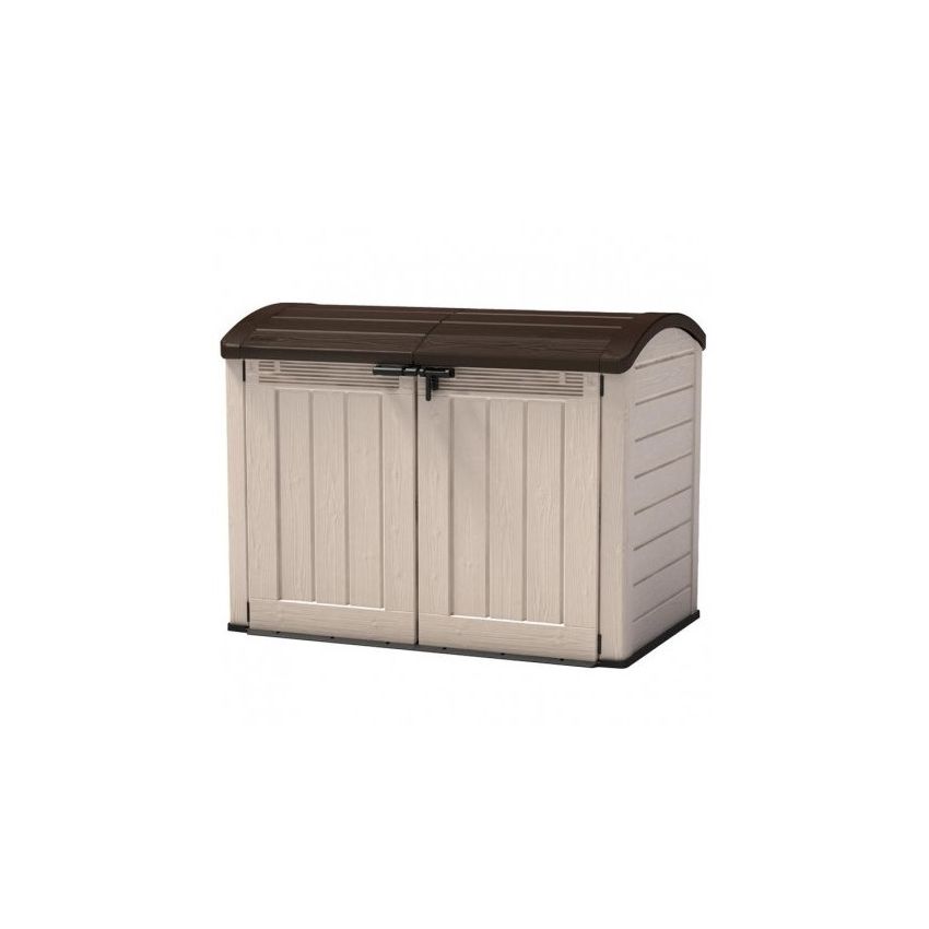 Coffre de Jardin en Résine 2000L Beige