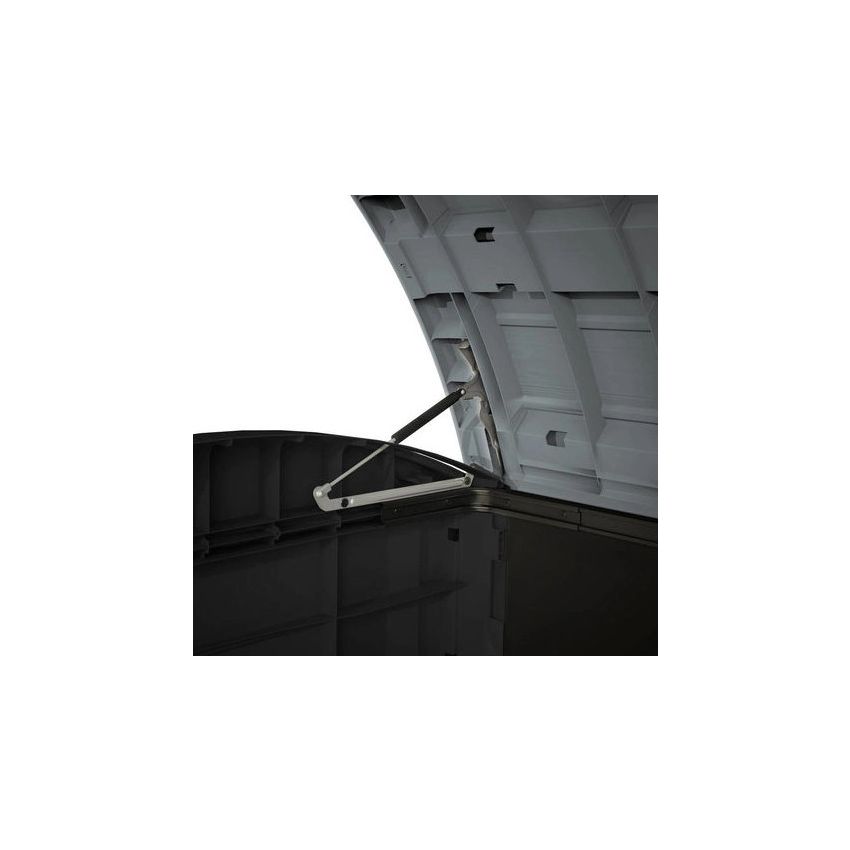 Coffre de Jardin en Résine 2000L Noir