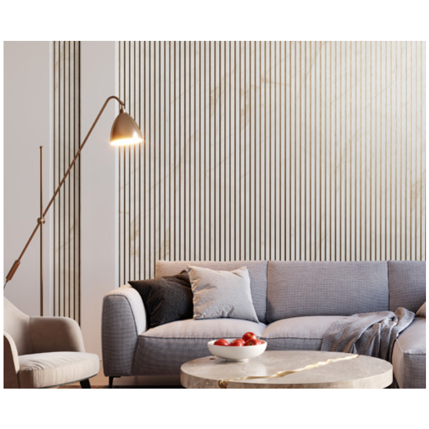 Lot de 2 Panneaux décor Bronze / Marble Gold 20 x 300 x 2770 mm - 1,66 m²