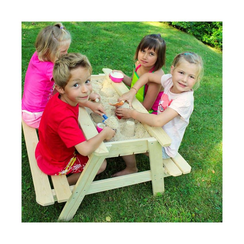Table en bois pour enfant avec bac à sable intégré - Soulet