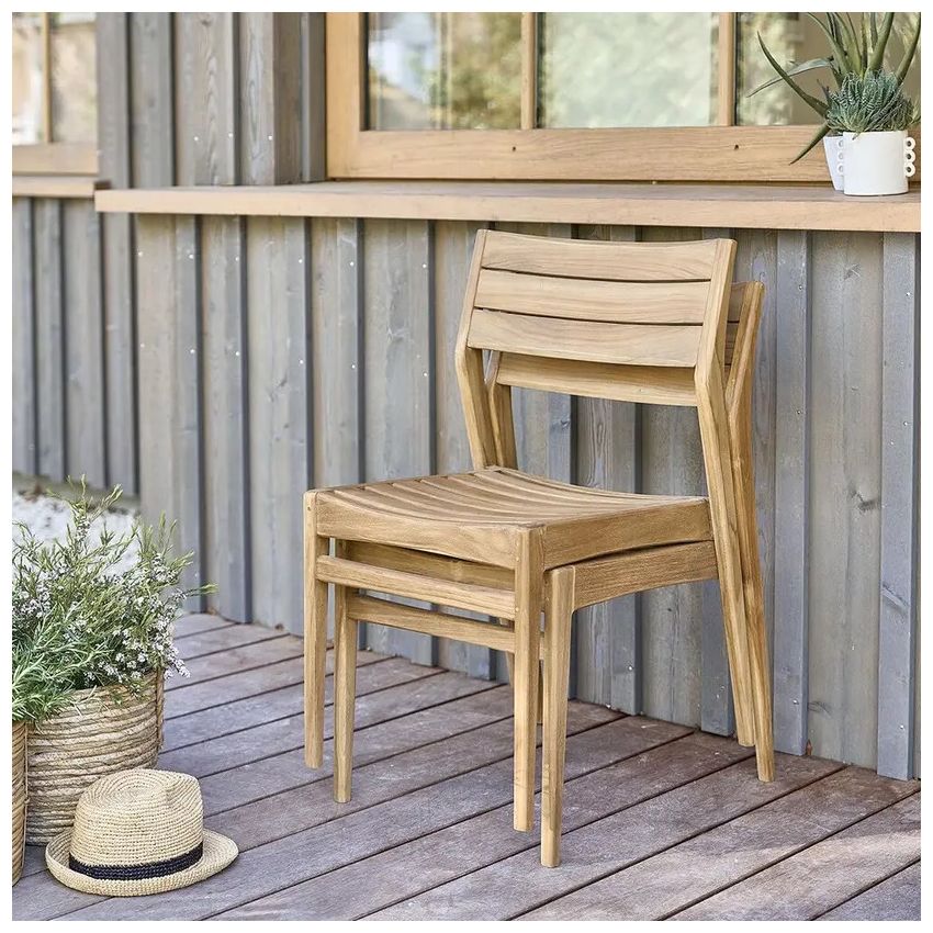 Chaise de jardin en teck NAPLES
